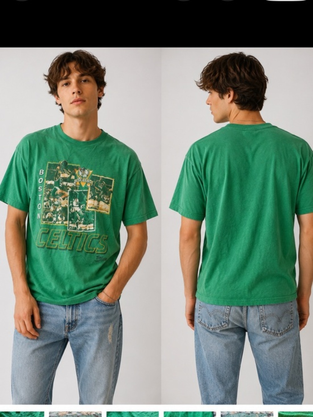 Vintage Boston Celtics Salem Sportswear Graphic T-Shirt Size Large